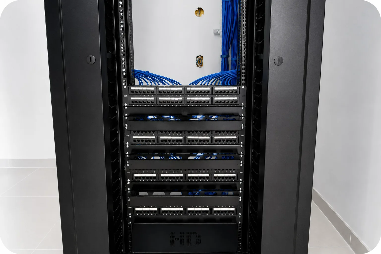 Rack de cabeamento estruturado em Campinas pela GSS